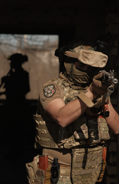 Combatente em ação